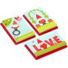 Hallmark Mini Valentines Day Cards and Stickers for Kids School, Dogs (32 Classroom Valentines with Envelopes)(Gnomes Folded Mini Valentines)