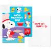 Hallmark Peppa Pig Valentines Day Cards and Stickers for Kids School (24 Classroom Valentines with Envelopes)(Peanuts Valentines with Stickers)