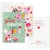 Hallmark Peppa Pig Valentines Day Cards and Stickers for Kids School (24 Classroom Valentines with Envelopes)(Peppa Pig Valentines with Stickers)
