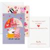 Hallmark Peppa Pig Valentines Day Cards and Stickers for Kids School (24 Classroom Valentines with Envelopes)(Peppa Pig Valentines with Stickers)