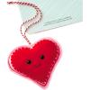 Hallmark Signature Valentines Day Card for Kids (Removable Felt Heart Ornament)
