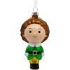 Hallmark Elf Buddy The Elf Singing Christmas Ornament(Buddy the Elf Blown Glass)