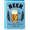 Hallmark Father’s Day Card with Removable Tin Sign (Beer)(Beer  Removable Tin Sign)