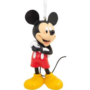 Hallmark Disney Mickey Mouse Holding Ornament Christmas Ornament(Mickey Classic Pose)