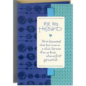 Hallmark Fathers Day Card for Husband (Beautiful Tomorrows) (659FFW2147)