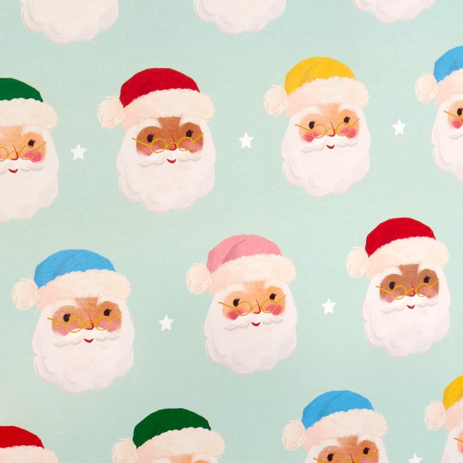 imageHallmark Christmas Gift Bag Assortment 8 Bags 2 Small 5quot 3 Medium 8quot 3 Large 11quot Pink Mint Green Red Blue Yellow quotMerry Everythingquot quotLet It Snowquot quotHappy Brightquot Penguins Snowmen Santa