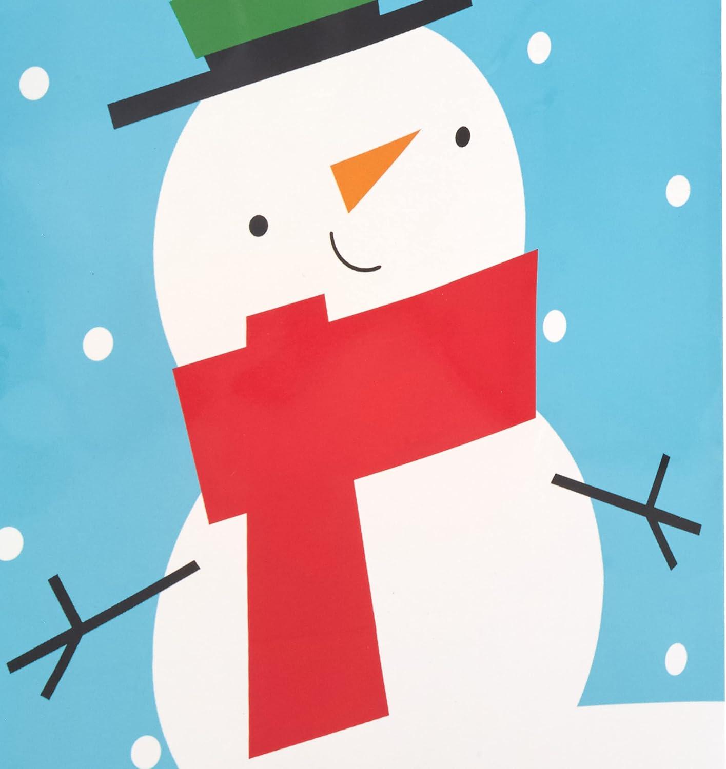 imageHallmark Image Arts Assorted Holiday Gift Bag Bundle 16 Bags 6 Small 5quot 6 Medium 8quot 2 Large 11quot 2 XL 14quot Red and Green Santa Stripes Polka Dots Snowmen Snowflakes