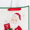 Hallmark 15″ Extra Large Christmas Gift Bag with Tissue Paper (Retro Santa Claus on White) for Kids, Grandchildren, Friends