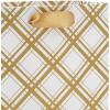 Hallmark 6″ Small Holiday Gift Bag Bundle (6 Bags: Ivory and Gold Trees, Plaid, Merry Christmas)(Ivory and Gold)