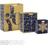 Hallmark Assorted Holiday Gift Bags (8 Bags: 3 Small 6″, 3 Medium 9″, 2 Large 13″) Winter Woodland Joy, Navy Blue, Gold(Joy  Floral  Snowflake)