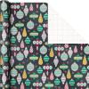 Hallmark Christmas Wrapping Paper with Cutlines on Reverse (3 Rolls: 90 Sq. Ft. Total) Santa Claus, Polka Dots, Snowmen(Multicultural Santa Claus  Ornaments  “Merry Christmas”)