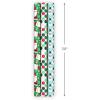 Hallmark Christmas Wrapping Paper with Cutlines on Reverse (3 Rolls: 90 Sq. Ft. Total) Santa Claus, Polka Dots, Snowmen(Santa Claus  Polka Dots  Snowmen)