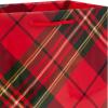 Hallmark Image Arts 8″ Medium Christmas Gift Bags (8 Red and Green Bags: Plaid, Snowflake, Joy, Deer) for Teachers, Coworkers, Family