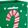 Hallmark Image Arts Assorted Holiday Gift Bag Bundle (16 Bags: 6 Small 5″, 6 Medium 8″, 2 Large 11″, 2 XL 14″) Red and Green, Santa, Stripes, Polka Dots, Snowmen, Snowflakes