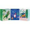 Hallmark 13″ Large Christmas Gift Bags for Kids (3 Bags: Santa and Puppy, Santa in RV, Colorful Candy)(T-Rex  Gnome  Jungle Cat)