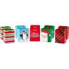 Hallmark Image Arts 5″ Small Christmas Gift Bag Bundle (10 Bags: Santa, Plaid, Stripes, Penguin) for Kids, Coworkers, Gift Cards, Party Favors(Stripes  Penguin  Santa  Plaid)