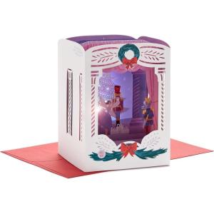Hallmark Paper Wonder Musical Pop Up Christmas Card (Nutcracker, Plays Dance of the Sugar Plum Fairy)