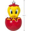 Hallmark Keepsake Christmas Ornaments 2023, Looney Tunes Wile E. Coyote as Batman, Set of 2, Looney Tunes Gifts(Tweety Chwistmas Surprise)