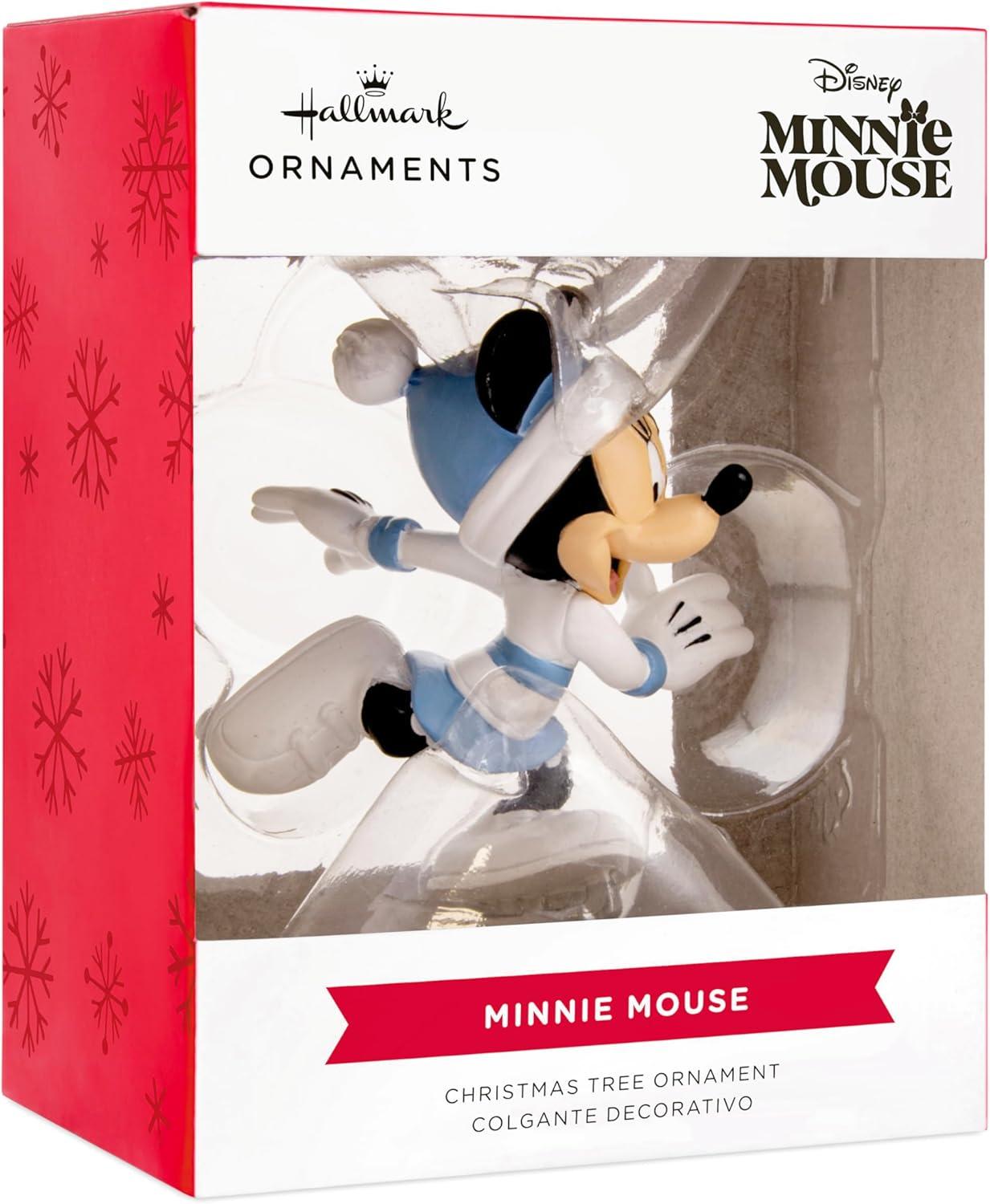 imageHallmark Disney Minnie Mouse Ice Skating Christmas Ornament Gifts for Disney Fans
