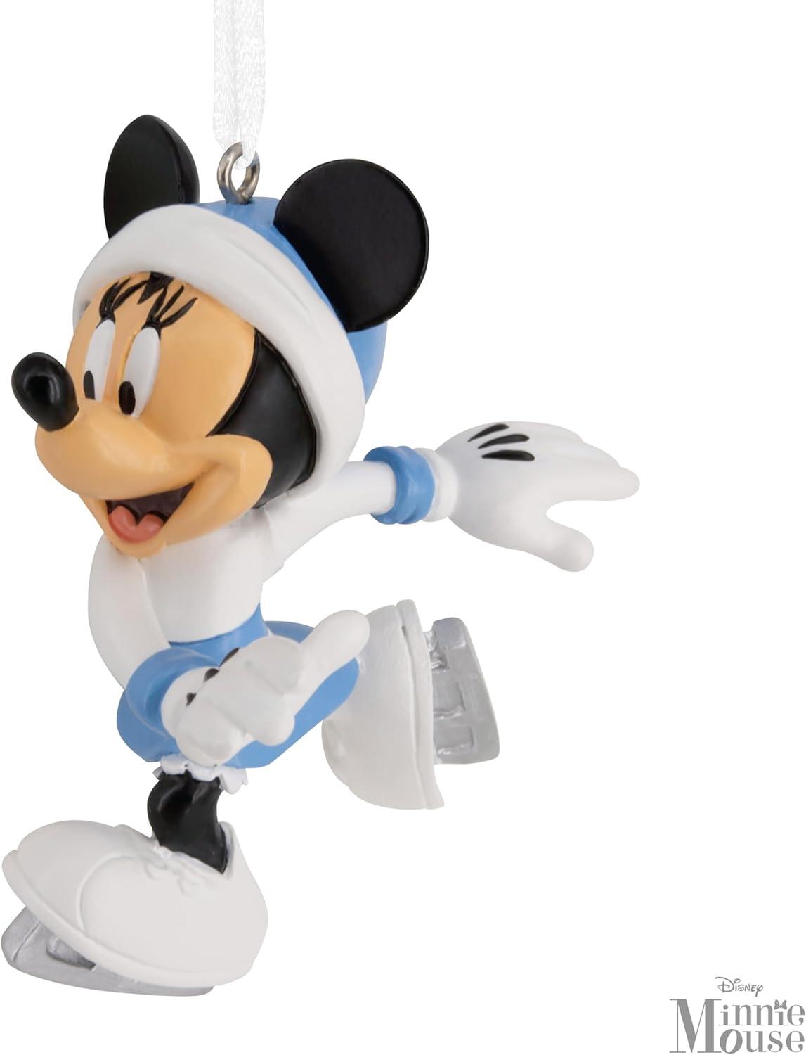 imageHallmark Disney Minnie Mouse Ice Skating Christmas Ornament Gifts for Disney Fans