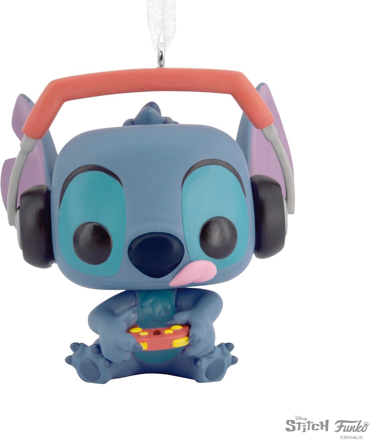 imageHallmark Disney Stitch Gamer Stitch Funko POP Christmas Ornament Pop Culture Gifts