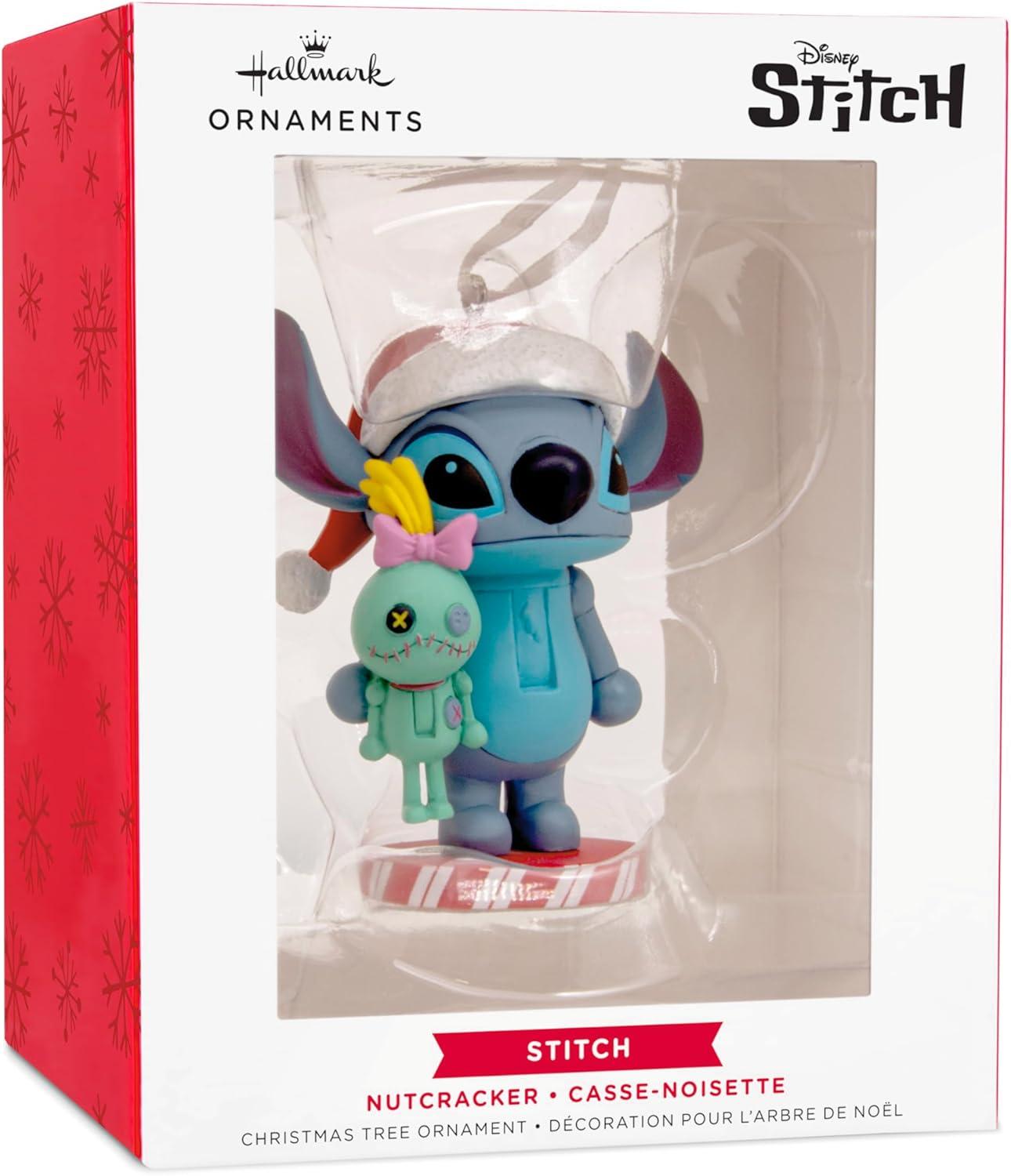 imageHallmark Disney Stitch Nutcracker Christmas Ornament Gifts for Disney Fans