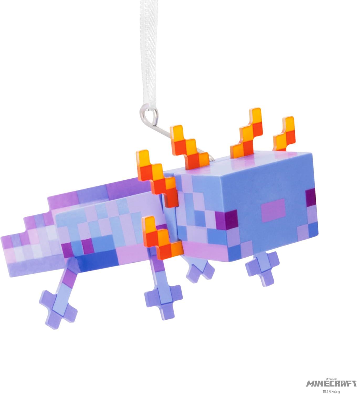 imageHallmark Minecraft Blue Axolotl Christmas Ornament Gifts for Gamers