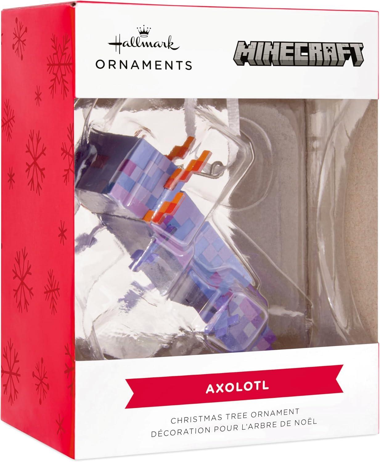 imageHallmark Minecraft Blue Axolotl Christmas Ornament Gifts for Gamers