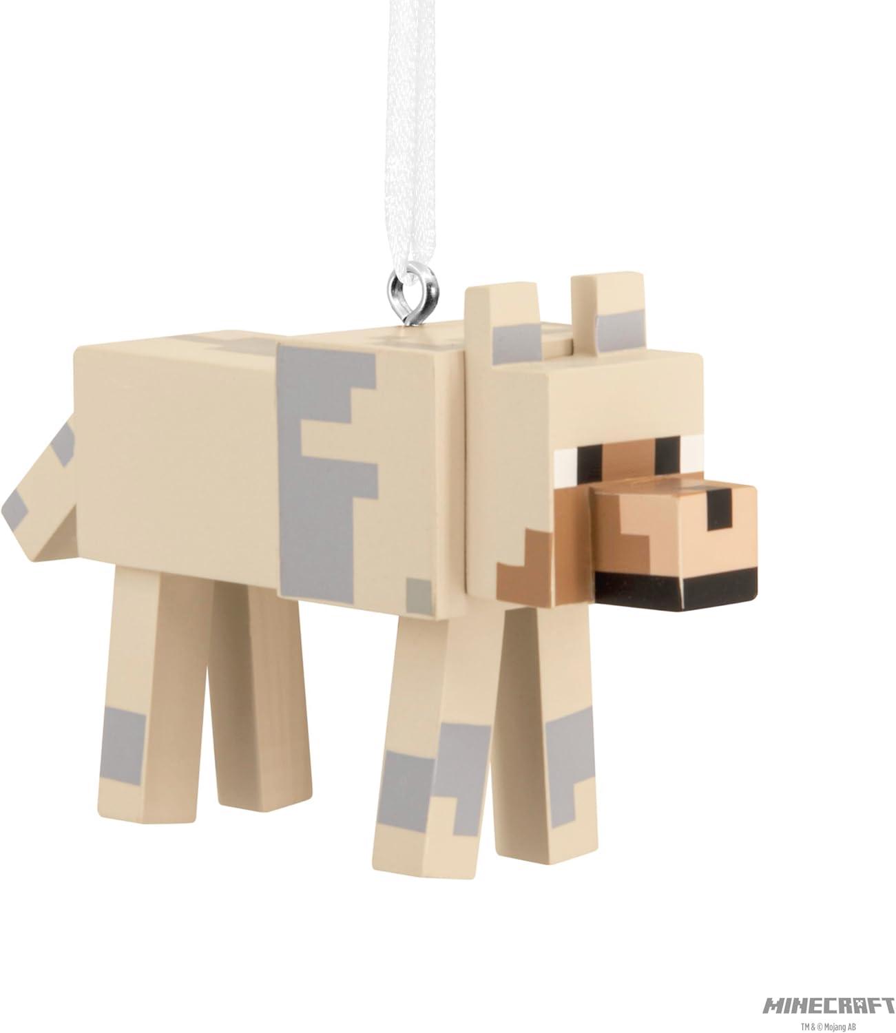 imageHallmark Minecraft Wolf Christmas Ornament Gifts for Gamers