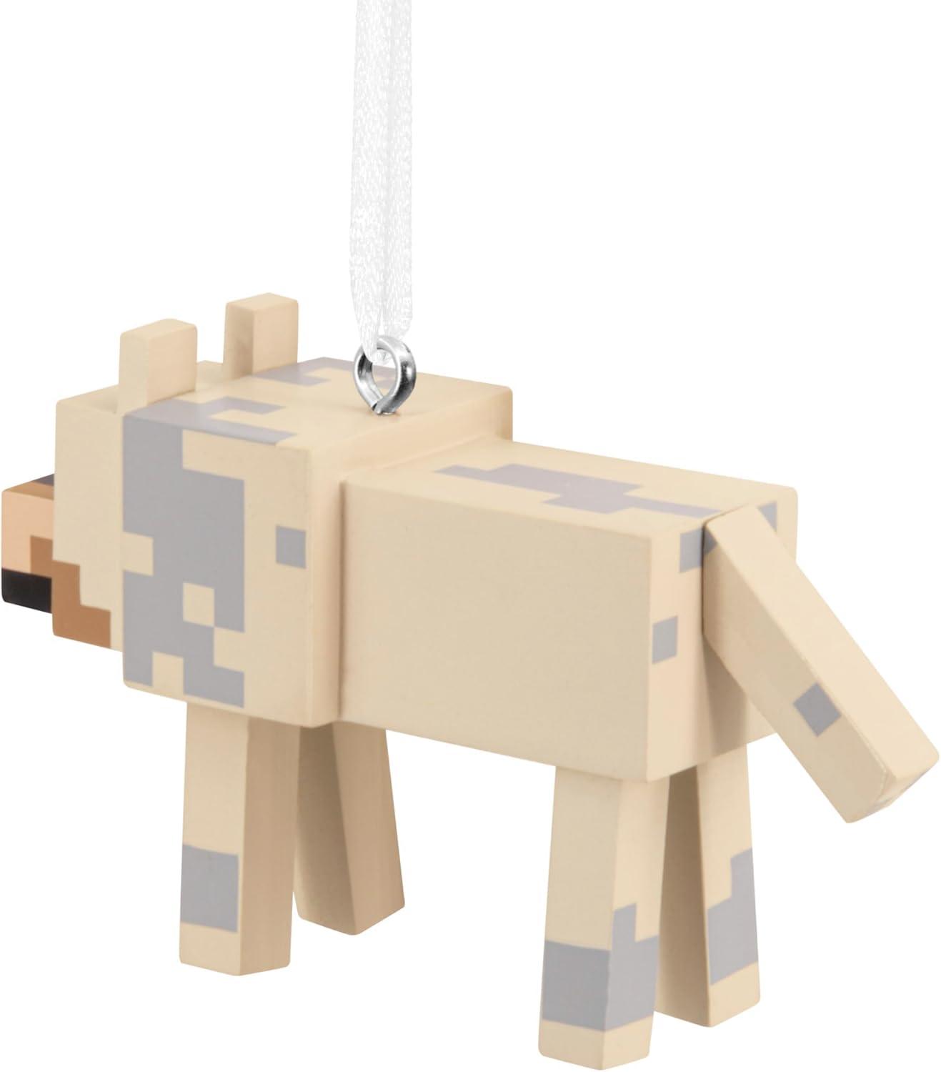 imageHallmark Minecraft Wolf Christmas Ornament Gifts for Gamers