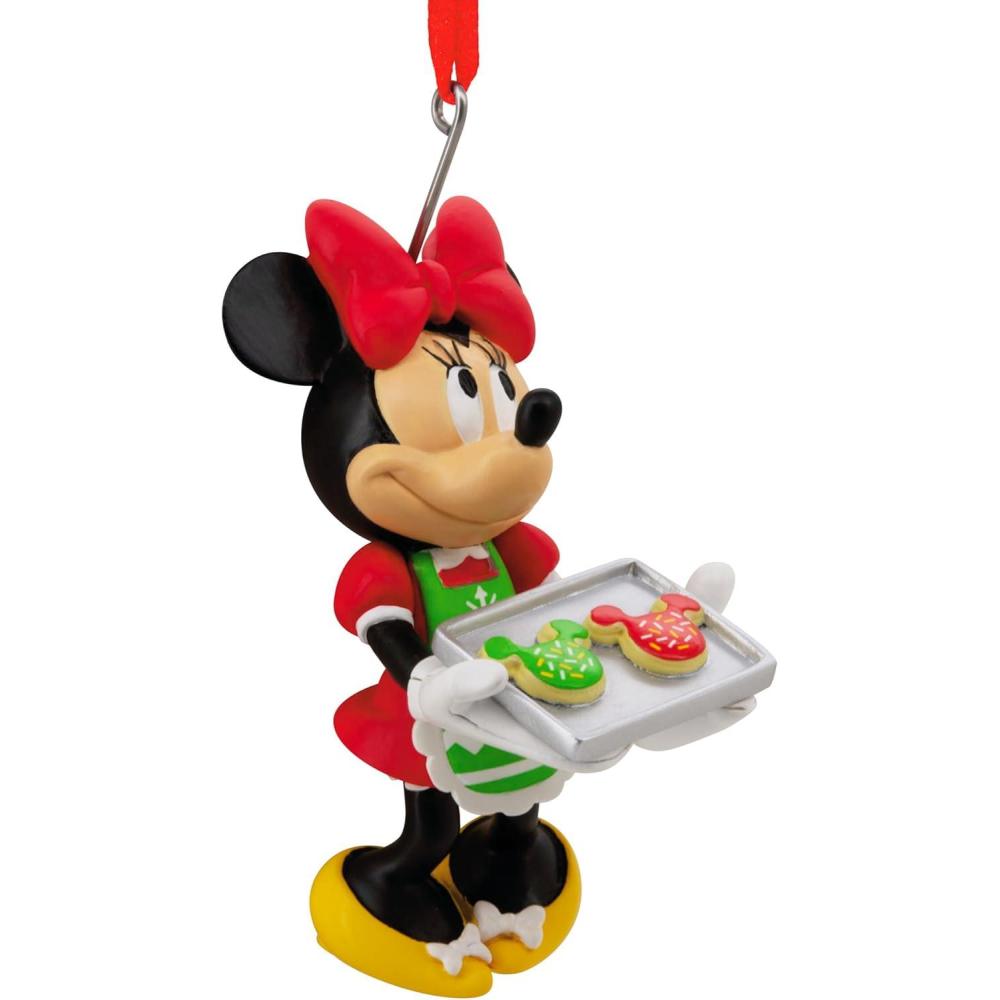 imageHallmark Disney Minnie Mouse Baking Cookies Christmas Ornament Gifts for Disney Fans