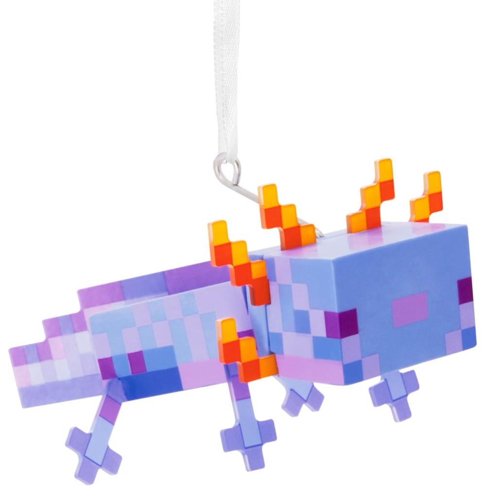 imageHallmark Minecraft Blue Axolotl Christmas Ornament Gifts for Gamers