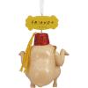 Hallmark Friends Turkey in Fez and Sunglasses Christmas Ornament, Resin