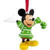 Hallmark Disney Mickey Mouse in Christmas Sweater Christmas Ornament, Gifts for Disney Fans