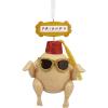 Hallmark Friends Turkey in Fez and Sunglasses Christmas Ornament, Resin