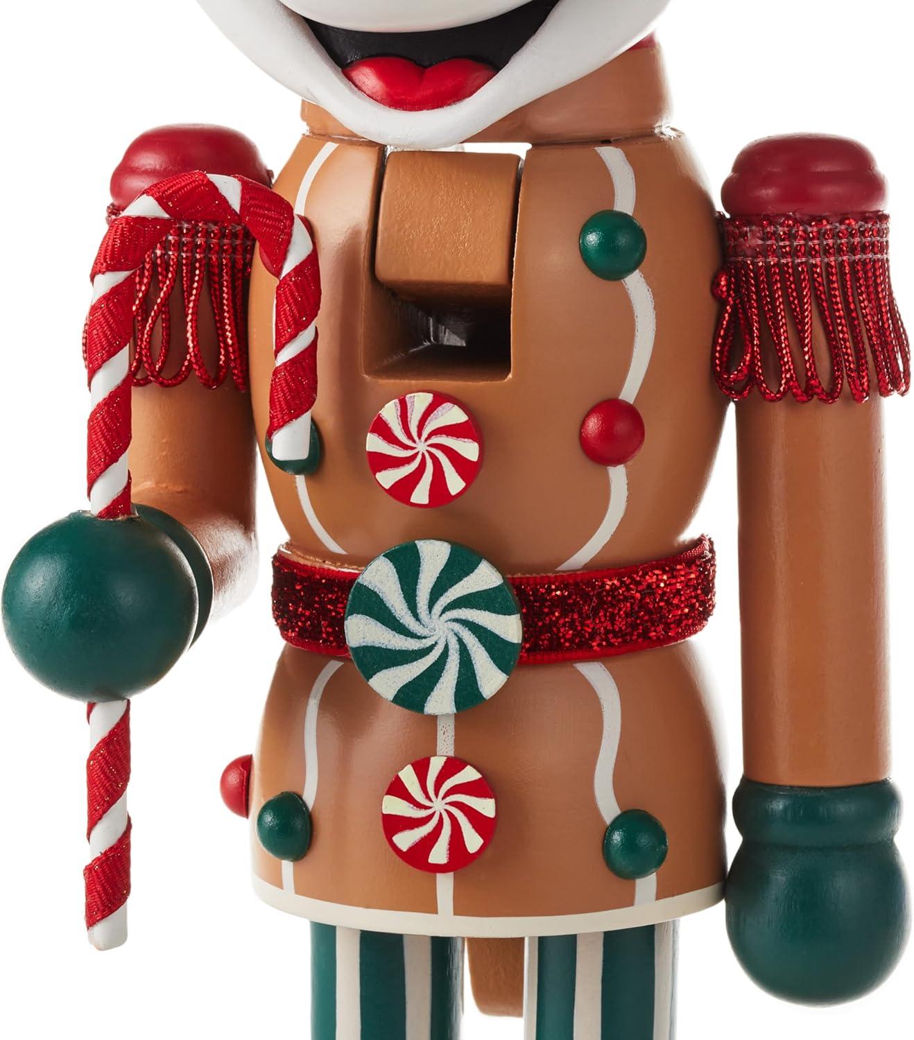 imageHallmark Disney Gingerbread Nutcracker Figurine Mickey Mouse 135quot Gift for Fans and Collectors