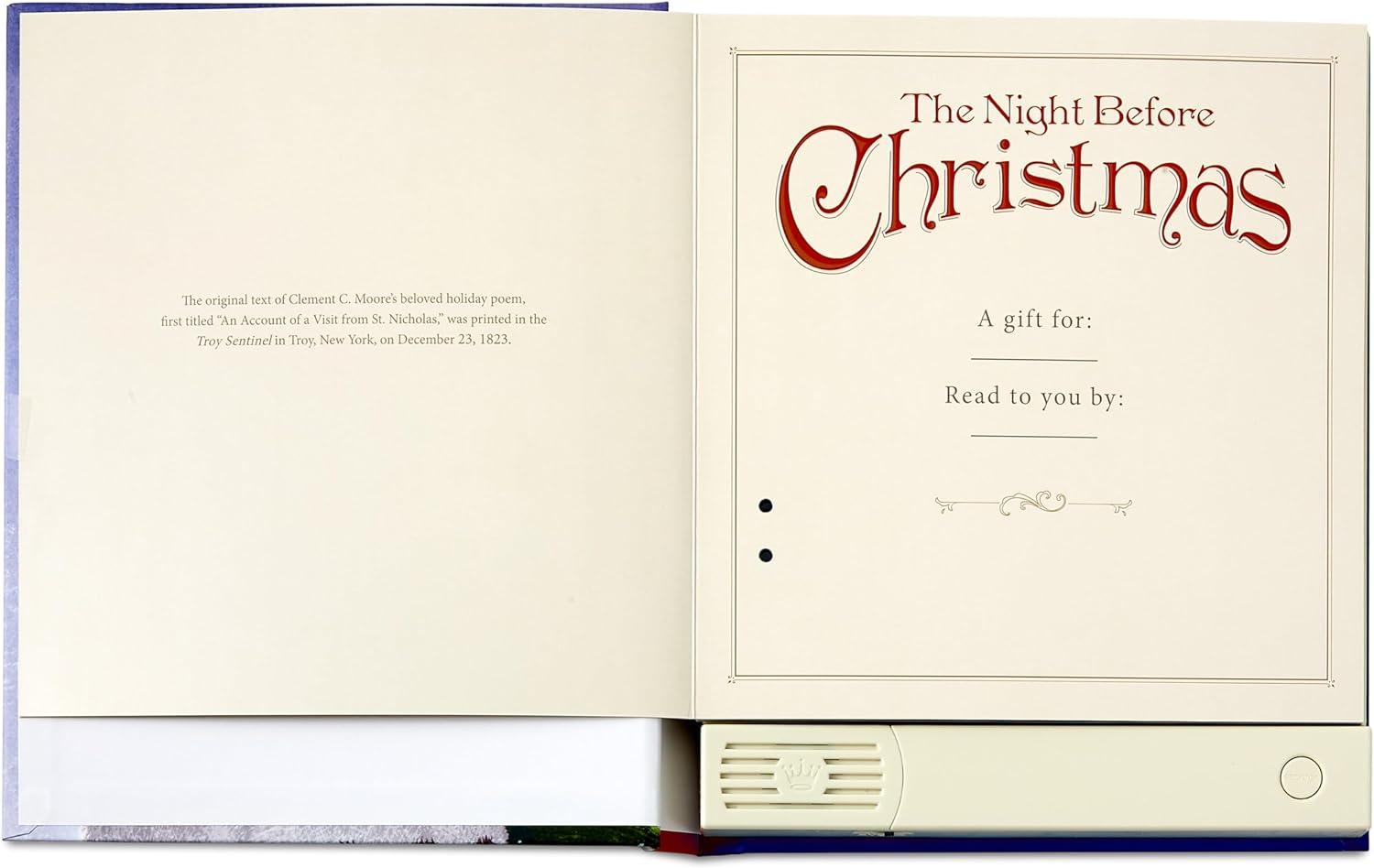 imageHallmark Nativity Story PopUp Book with Light and Sound for Kids Grandchildren Nieces NephewsThe Night Before Christmas