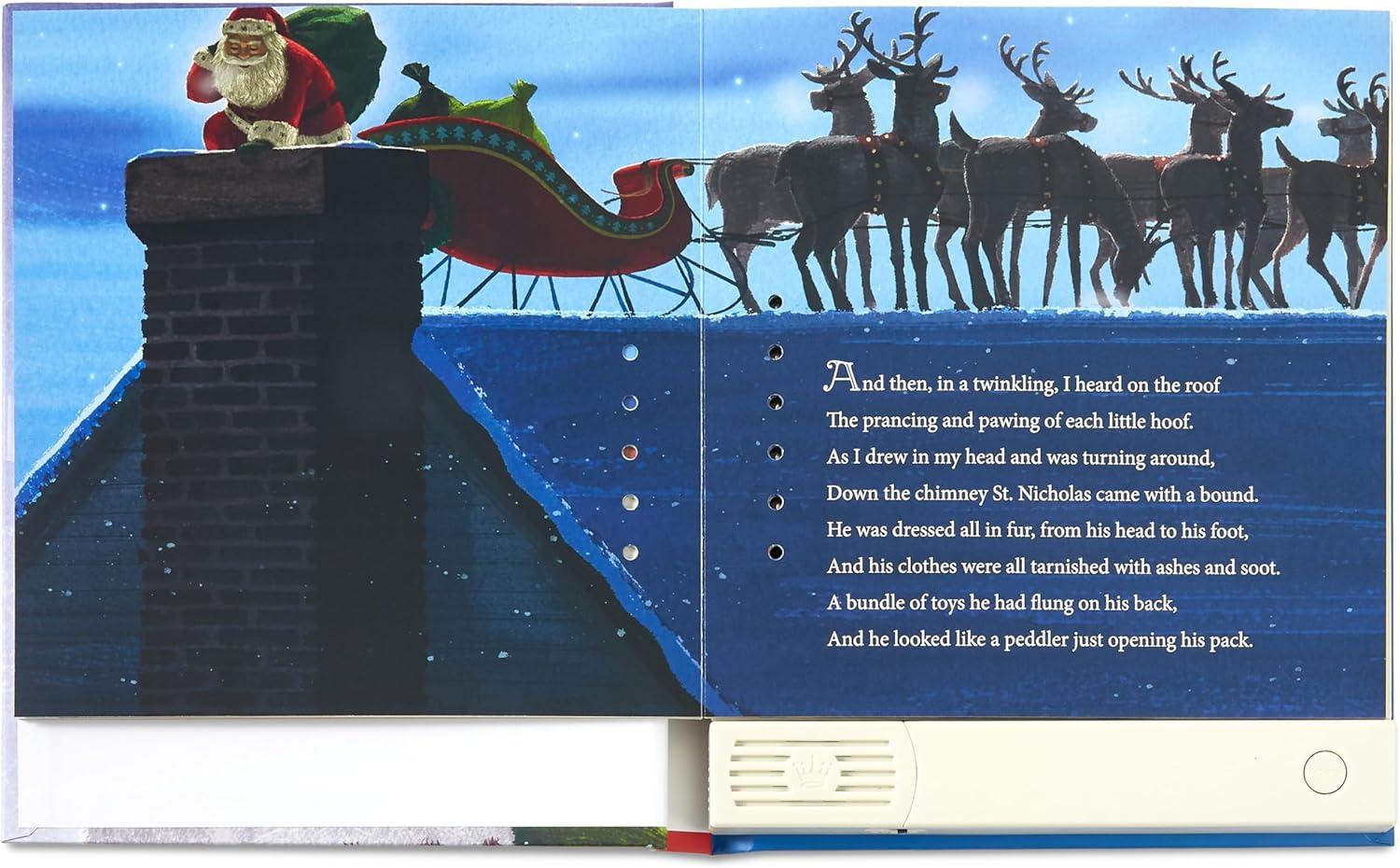 imageHallmark Nativity Story PopUp Book with Light and Sound for Kids Grandchildren Nieces NephewsThe Night Before Christmas