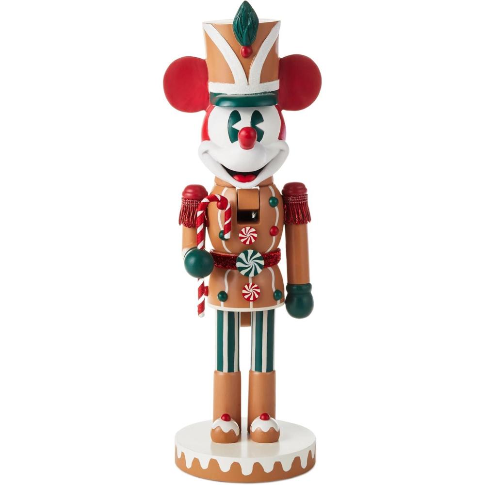 imageHallmark Disney Gingerbread Nutcracker Figurine Mickey Mouse 135quot Gift for Fans and Collectors