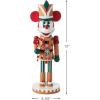 Hallmark Disney Gingerbread Nutcracker Figurine (Mickey Mouse), 13.5″, Gift for Fans and Collectors