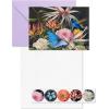 Hallmark Marjolein Bastin Note Cards with Sticker Seals for Mother’s Day (10 Blank Cards with Envelopes, 10 Sticker Seals) Flowers, Hummingbird and Butterfly