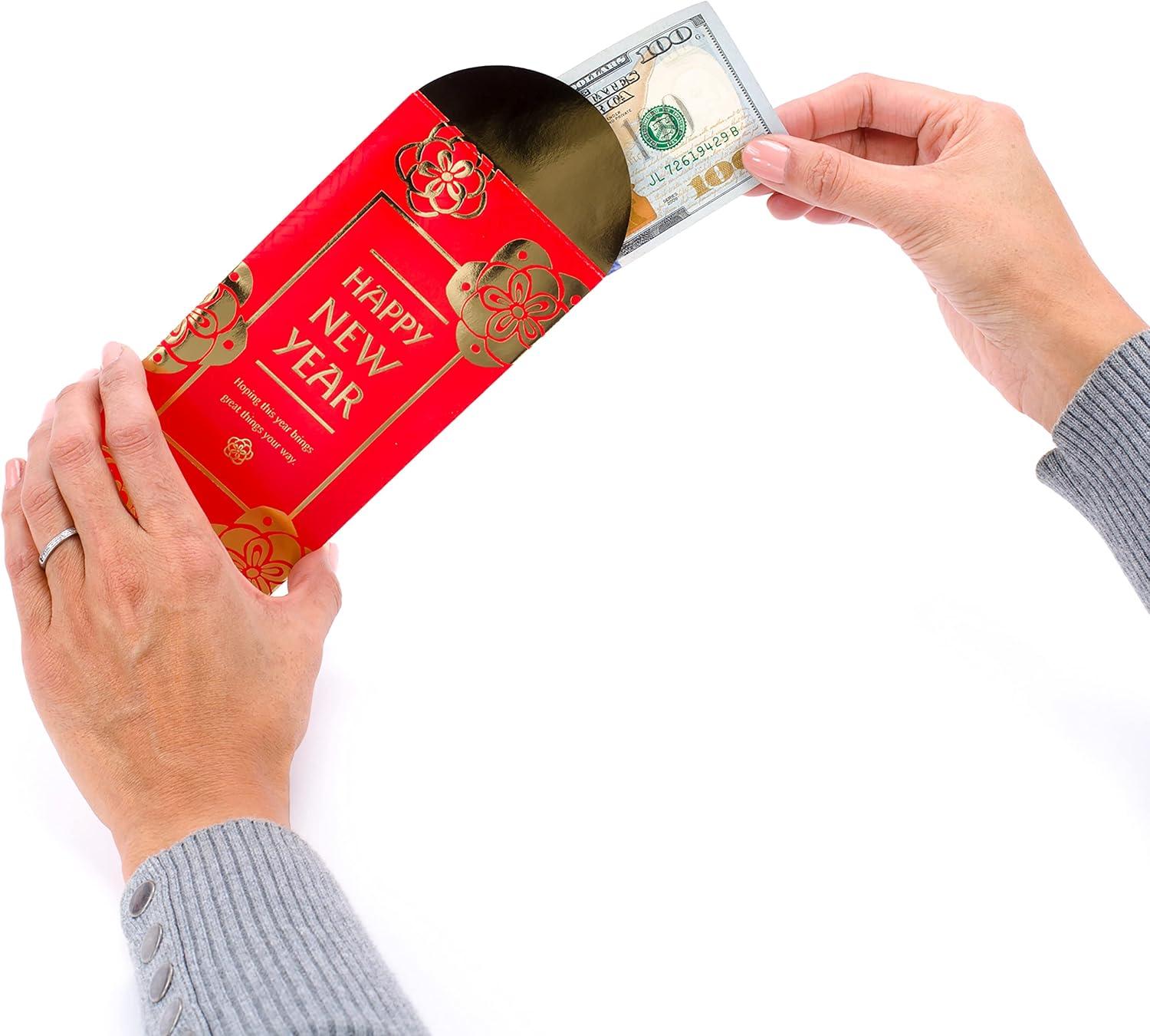 imageHallmark Chinese New Year Red Envelopes 2026 16 Lunar New Year Lucky Money Holders Year of the Horse