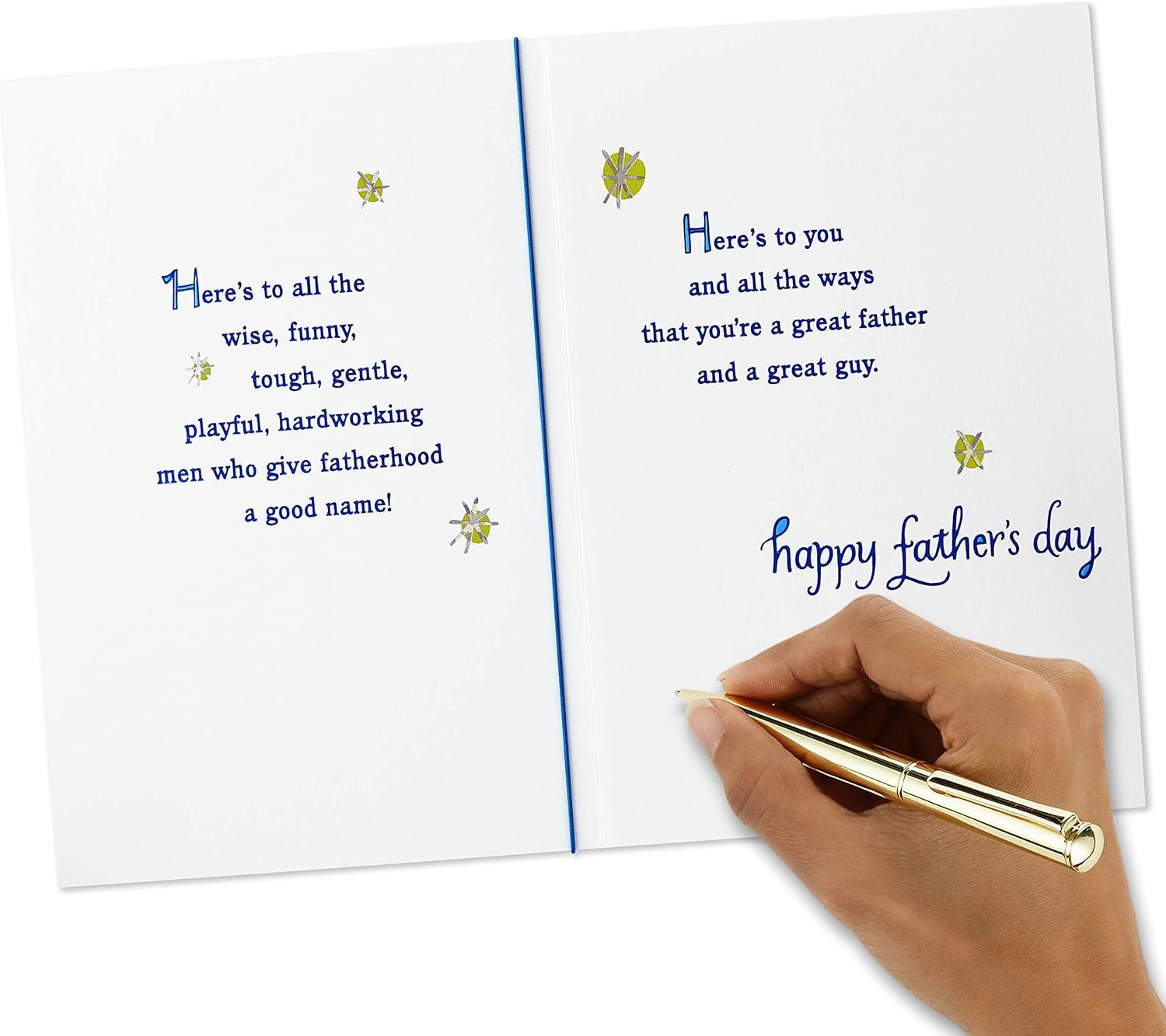 imageHallmark Fathers Day Card for Dad Stepdad Grandpa Husband Wonderful Man Amazing Dad