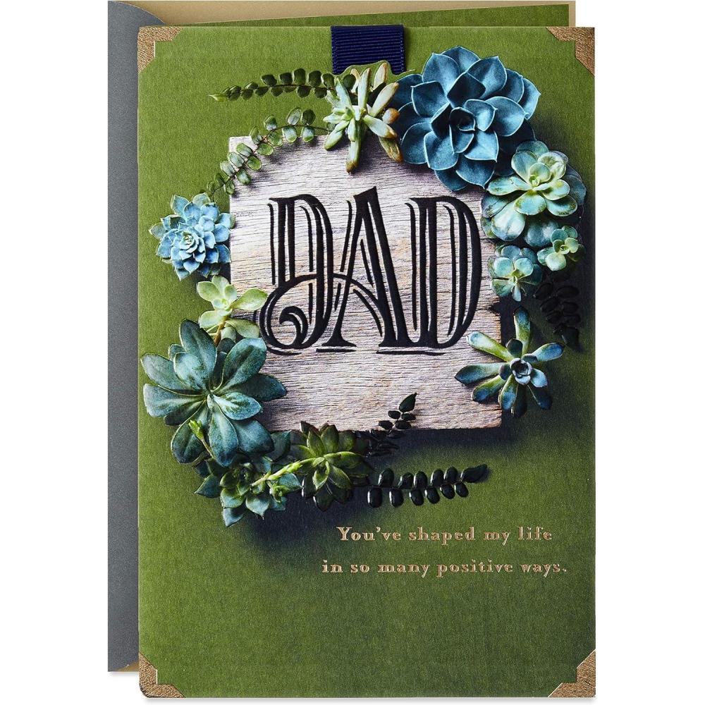 imageHallmark Fathers Day Card Its Fathers Day 559FFW2149You Shaped My Life