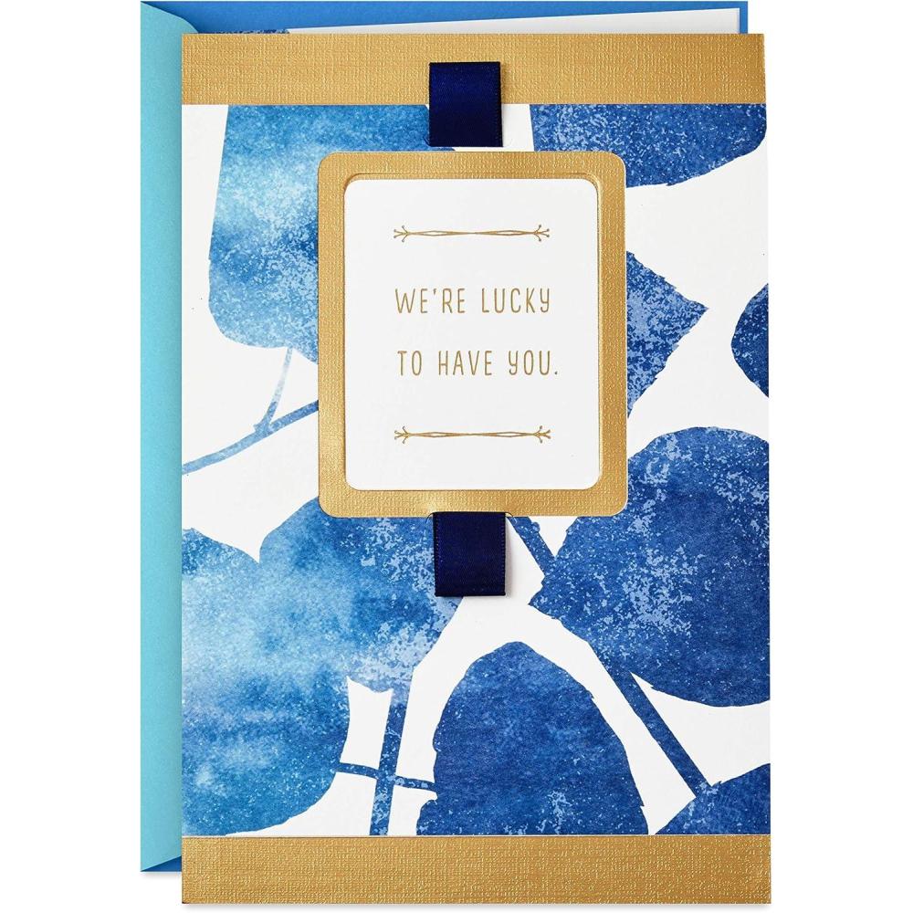 imageHallmark Fathers Day Card for StepFather Were Lucky to Have You