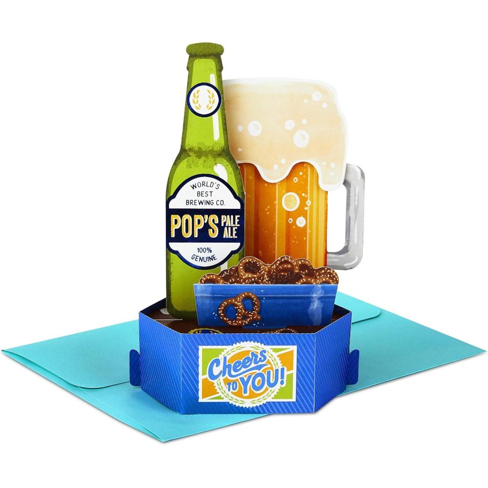 imageHallmark Paper Wonder Pop Up Fathers Day Card Cheers to YouPop Up Cheers to You