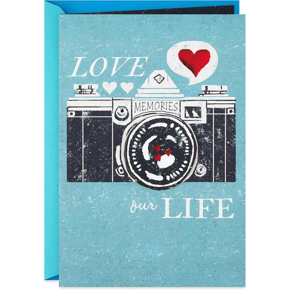 imageHallmark Romantic Fathers Day Card for Husband Grateful and Lucky to be Your Wife