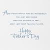 Hallmark Romantic Father’s Day Card for Husband or Boyfriend (I Keep Falling in Love) (599FFW9555)
