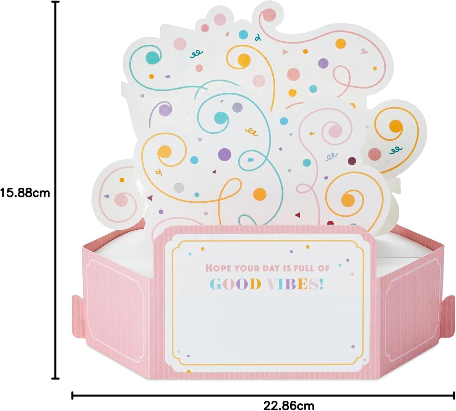 imageHallmark Paper Wonder Birthday Pop Up Card Good VibesGood Vibes