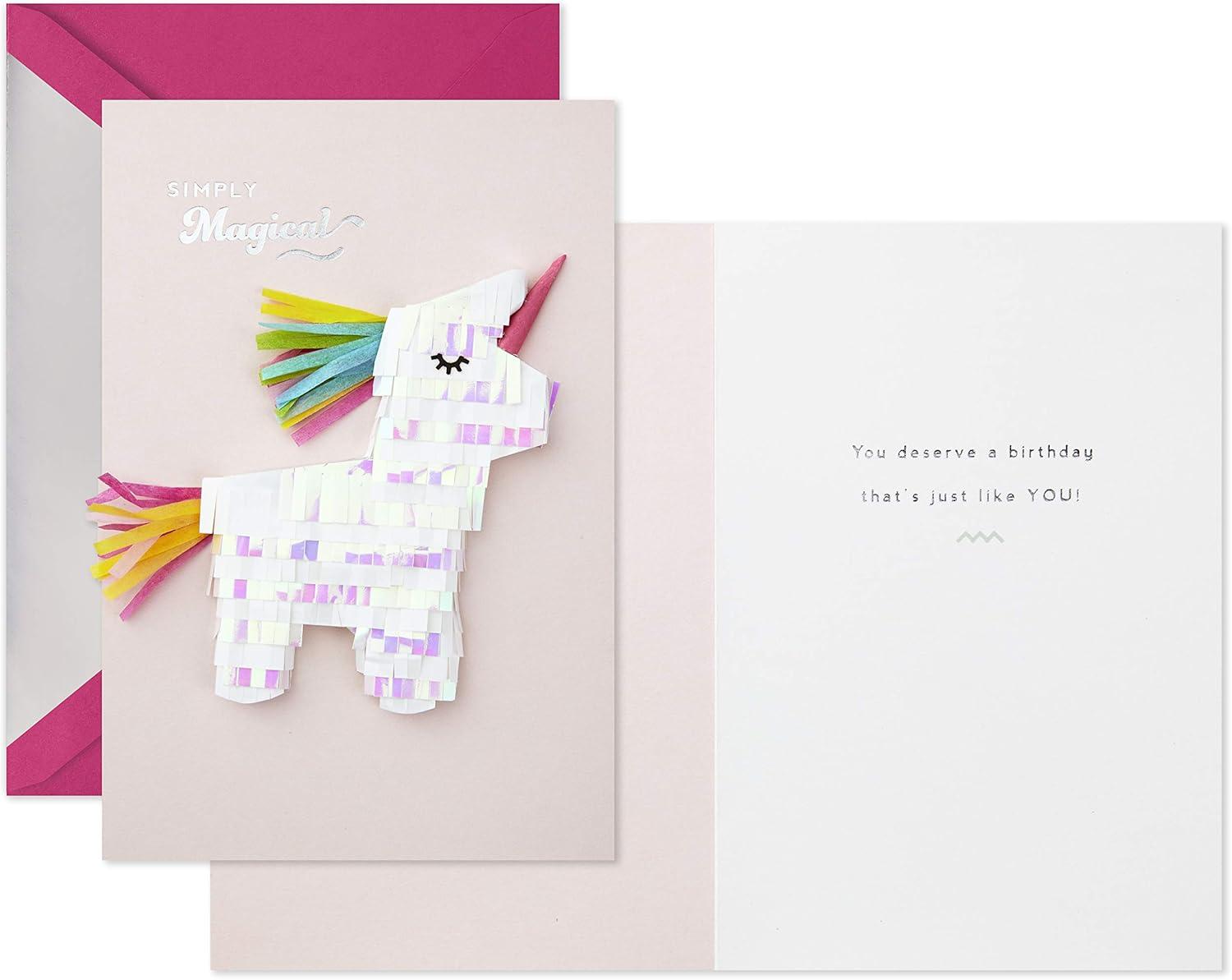 imageHallmark Signature Birthday Card DeliveryMagical Unicorn